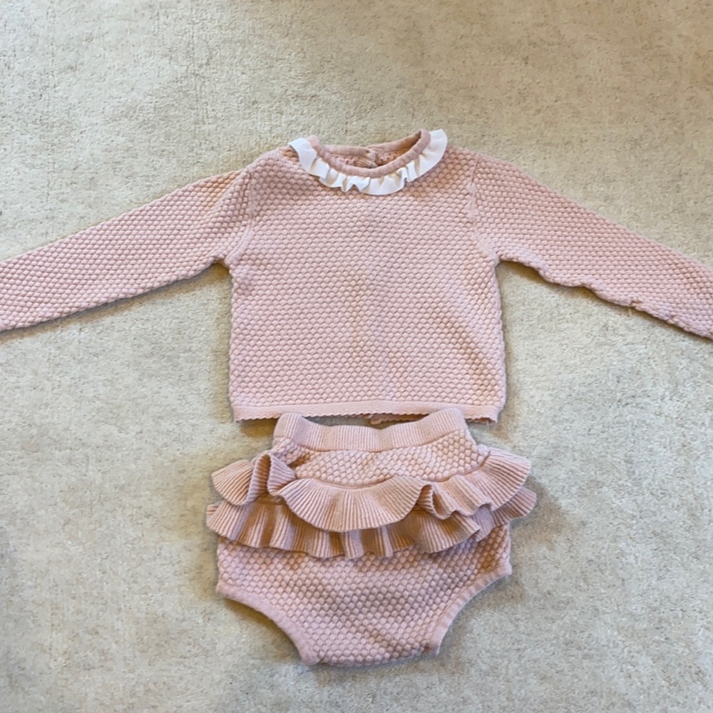 Boutique Blush diaper set, size 12-18 mo. No tags